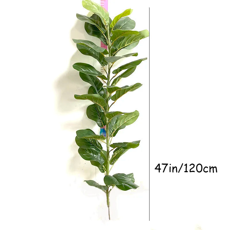 plantes artificielles feuilles vertes modernes decoration maison extérieur 59 pouces six pieces