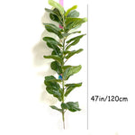 plantes artificielles feuilles vertes modernes decoration maison extérieur 59 pouces six pieces