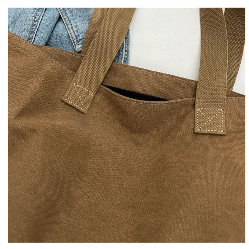 sac main marron chats casual doux polyester toile imprimés animaux fermeture éclair polyvalent