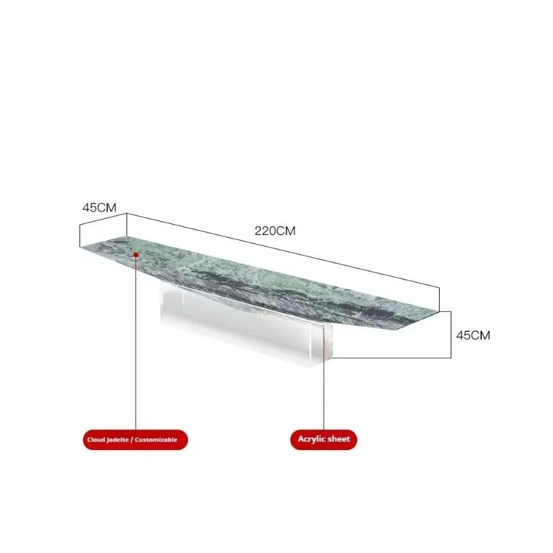 meuble tv moderne pierre naturelle marbrée table basse console