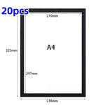 cadre tableau adhésif mural photo art moderne noir blanc doré mat a4 a5 a6
