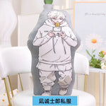 coussin anime personnages football ballons peluche lavable adulte oblong itoshi seishiro meguru