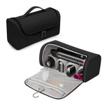 Sac rangement polyestère rose clair moderne accessoires coiffure réutilisable uni mat