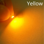 diodes led jaune rouge vert blanc chaud violet orange électronique modernes 2835 bright chips