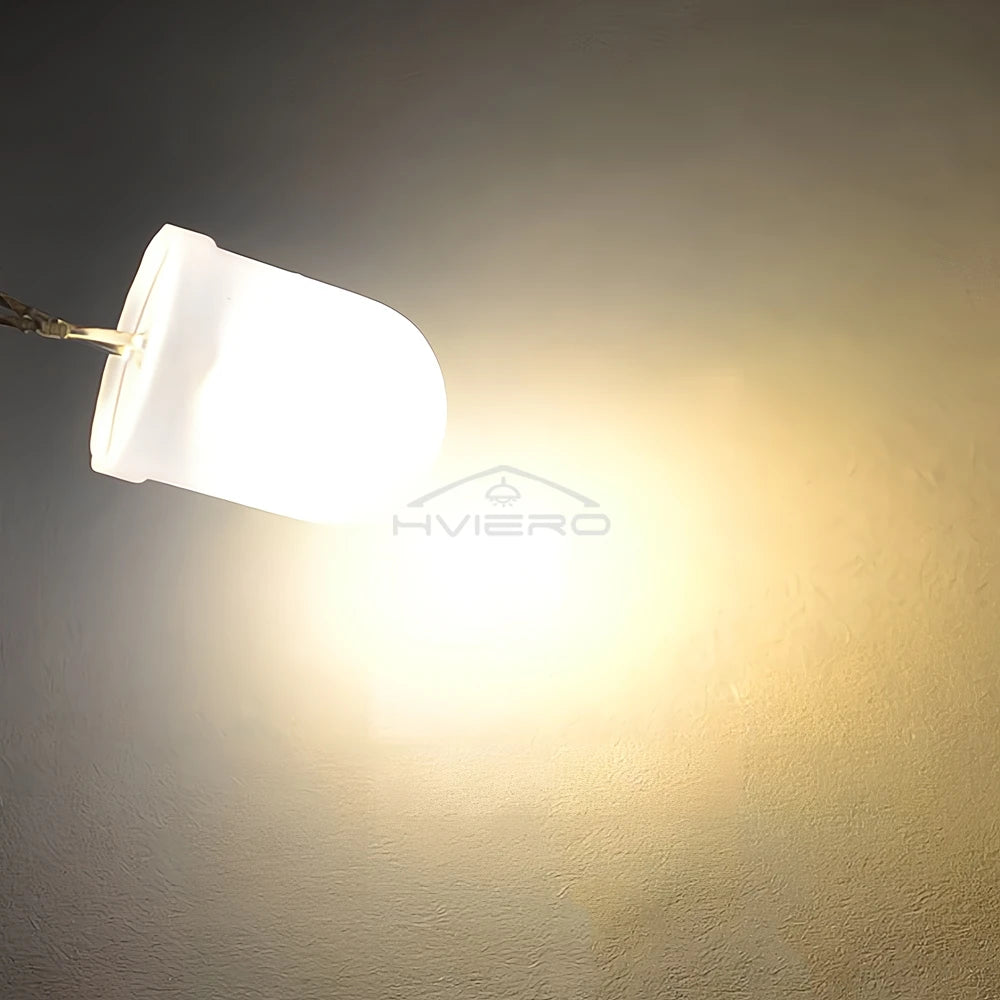 diodes led 10mm bleu vert rouge blanc chaud jaune diffuses ultra lumineuses decoration commercial
