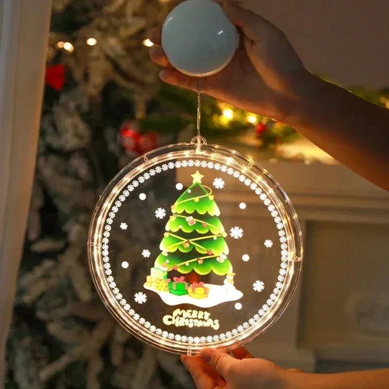 Décoration suspendue de Noël avec motif de lettre - Vue latérale