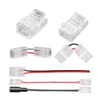 connecteur led transparent 8mm 10mm cob smd adhésif pratique ip65 certification ul rohs