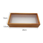 boîte ombre bois clair cadre photo dried flowers frame rectangle transparent