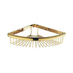 panier d'angle salle bain or rose chrome fileté moderne vis fixation produits