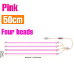 lampe led plante 30 50cm blanc rose bleu moderne clips adaptable usb