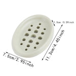 porte savon silicone vert pastel rose clair blanc bleu moderne minimaliste rond ajouré antidérapant