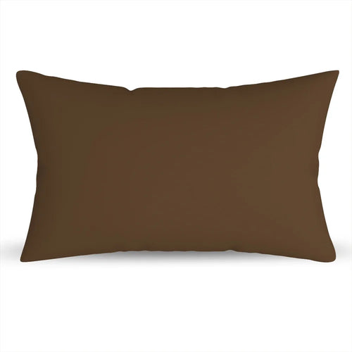 coussin rectangulaire décoratif couleur unie textile lisse fermeture éclair lit chambre moderne 30x50cm