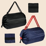 sac sport pliable noir bleu marine camouflage rayures horizontales élastiques poignées détachables modulaire durable