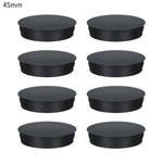bouchons trou noirs plastique adhésifs pratiques pièces round variées dimensions