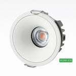 spot led encastrable blanc moderne aluminium éclairage intérieur cuisine salon minimaliste