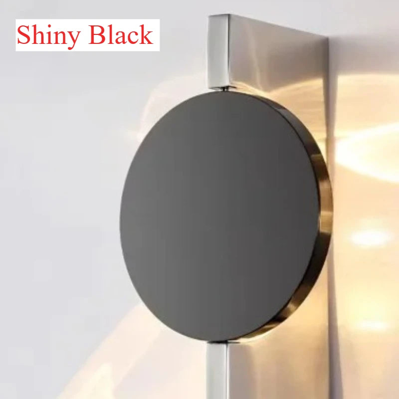 lampe murale contemporaine noir brillant noir mat texture ondulée translucide fixation chambre coucher decoration