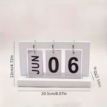 calendrier minimaliste moderne chiffres mobiles blanc noir gris clair occasion noël anniversaire mariage