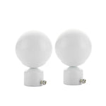 boules rideau moderne perforées noir blanc accessoires voilures fixations différentes tailles inclusées