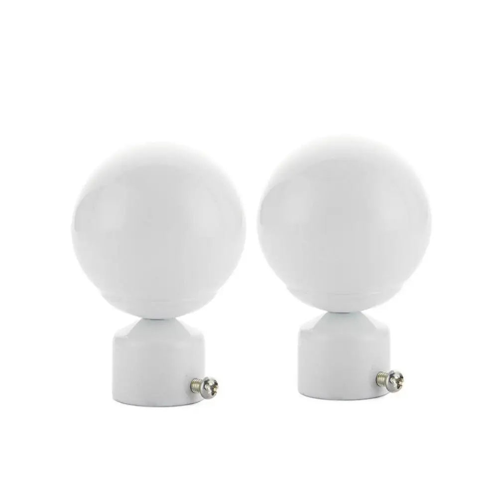 boules rideau moderne perforées noir blanc accessoires voilures fixations différentes tailles inclusées