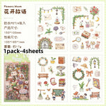 sticker mignon multicolore animaux fruits fleurs pique nique détails illustré clips boisscrição automática aqui