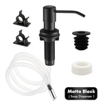 distributeur savon liquide or moderne acier inoxydable facile vis fixations kit extension évier