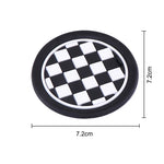 coasters union jack rouge noir blanc antichoc moderne silicium gel