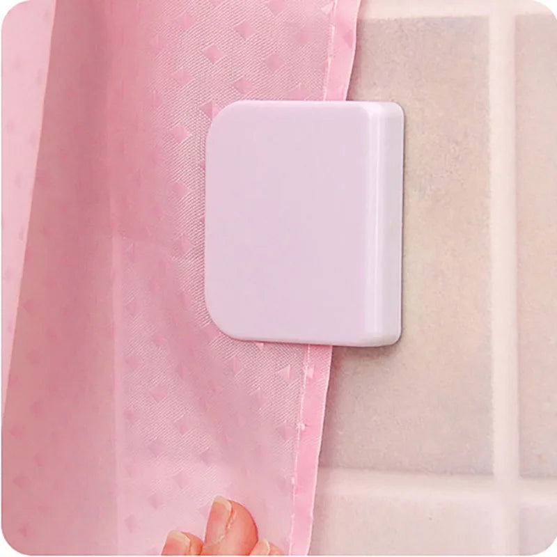 clips rideau douche anti éclaboussures respectueux environnement blanc adhésif moderne qualité hauteseoecommercefr