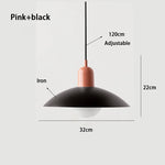 luminaire moderne suspension blanc vert rose rouge mat opaque câble noir chambre restaurantétude
