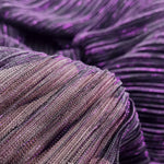 ruban plissé brillant polyester moderne élégant bleu gris rose violet blanc