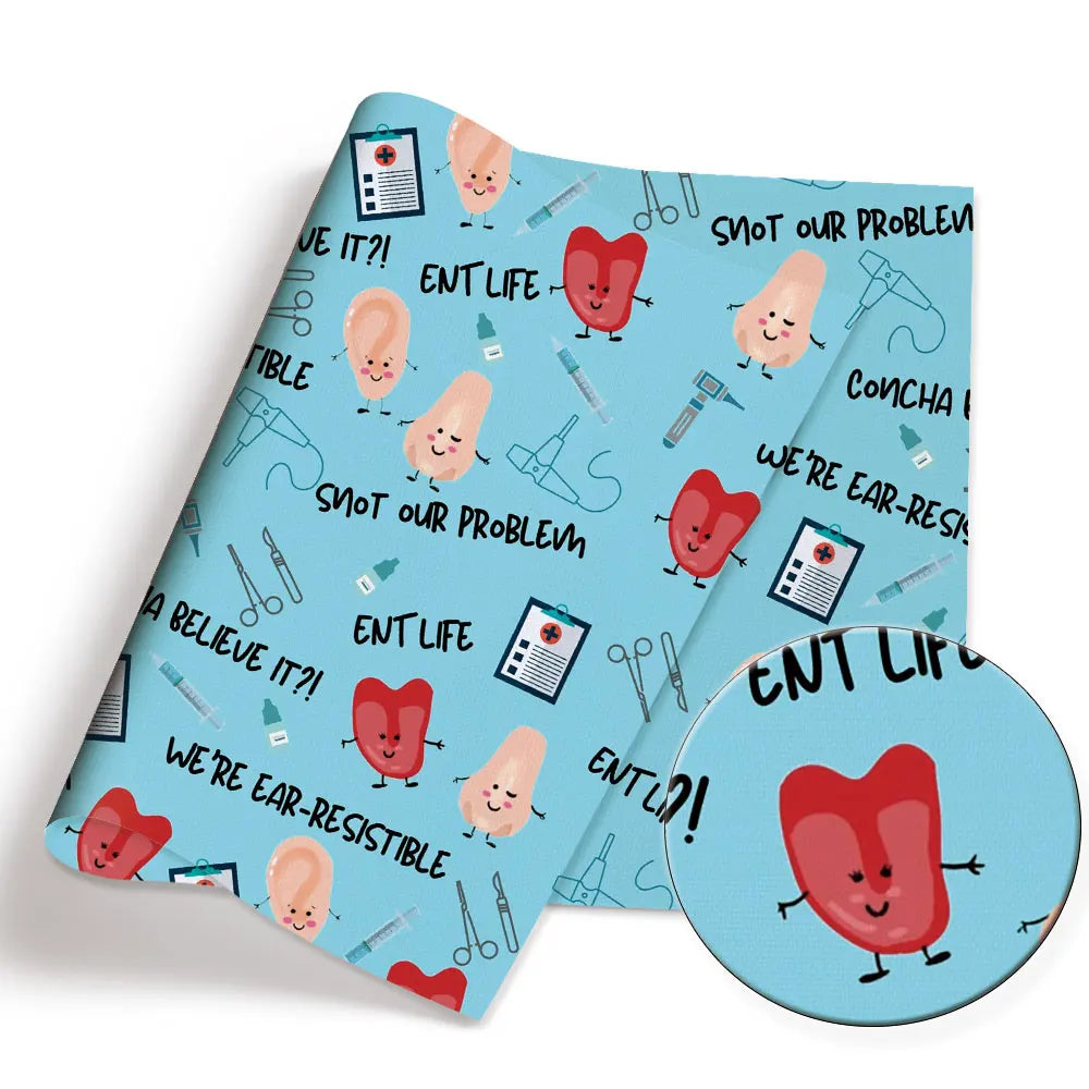 tissu bohème imprimé dessins animés humour violet bleu gris coton polyester serviettes enfants patchwork
