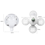 lampe led e27 blanc moderne vis fixe flux lumineux faible tuyau érigé