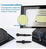 lampe solaire extérieure moderne noire blanche ip65 led 30w télécommande adhésif fixe