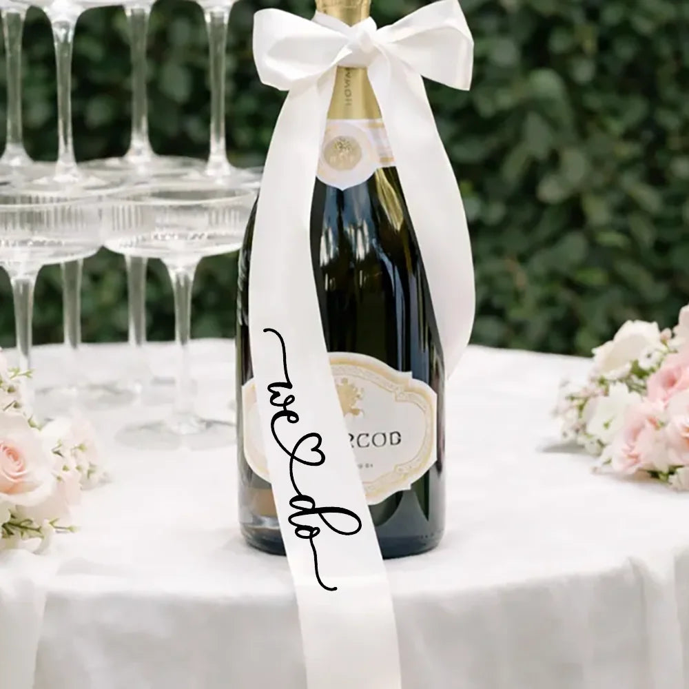 rubans satinés mariage just married elle dit oui love welcome mrs mrs forever