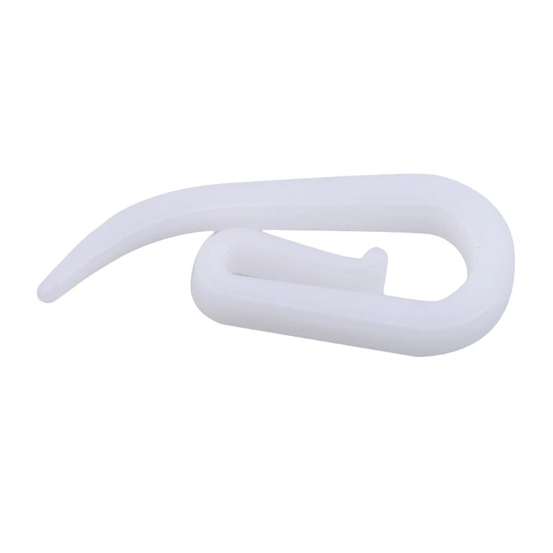 clips papier blancs simples accessoires organisation 100 pièces plastique pp qualité durable économiques