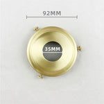 anneaux fixation laiton doré moderne support lampe minimaliste rond lisse opaques diverse tailles
