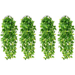 guirlande artificielle feuilles vertes naturelles intérieur décoration maison mariage anniversaire 2.1m 72 feuilles