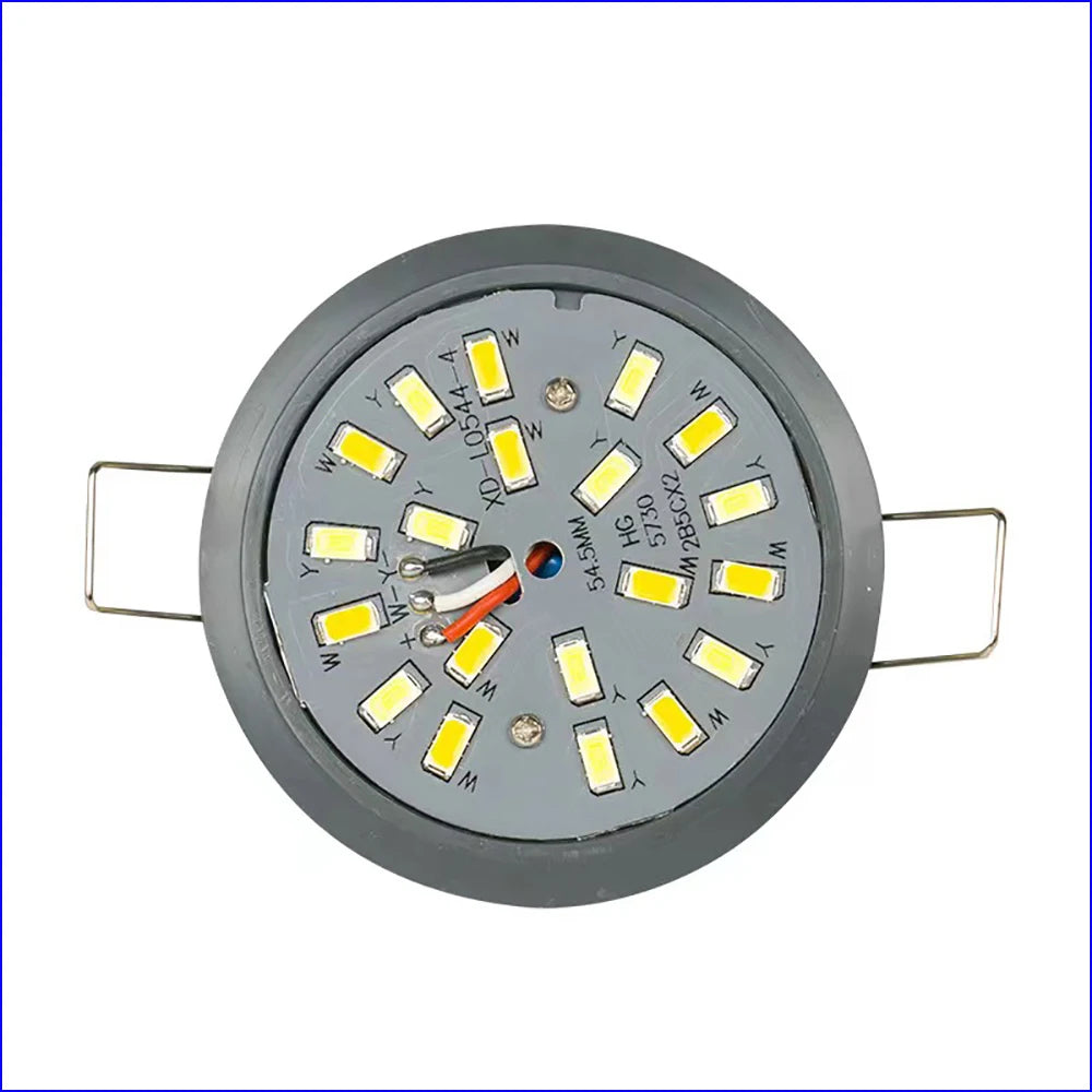spots led gris modernes 4w 5w diodes clips métalliques éclairage intérieur 3w 4000k 6000k