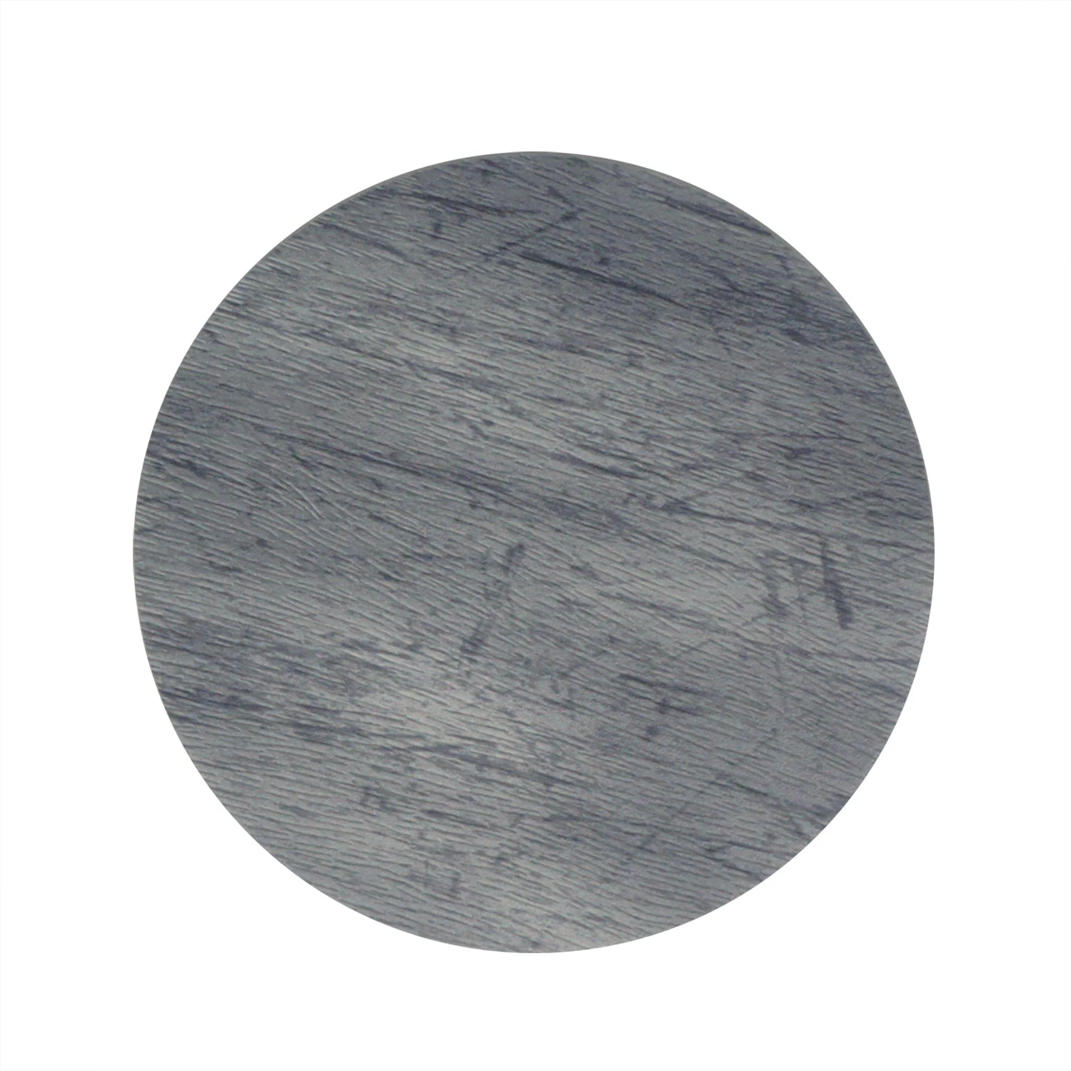 Texture de surface en bois grisâtre dans un motif circulaire.