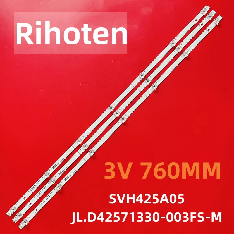 bande rétro éclairage led blanc moderne 760mm flux lumineux moins60w tension5v aluminium