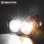lampe torche noire led rechargeable lumière puissante mode défense self