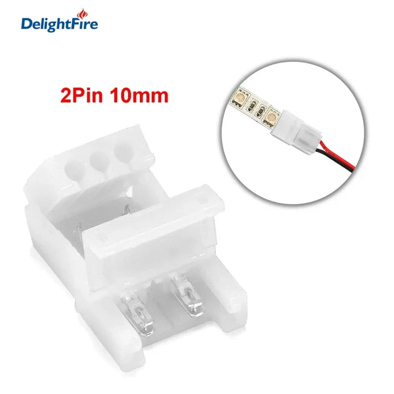 connecteurs led ruban adhésif moderne broches 10mm blanc opaques 5a 24v ws2812b rgb
