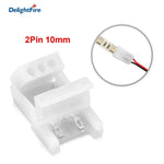 connecteurs led ruban adhésif moderne broches 10mm blanc opaques 5a 24v ws2812b rgb