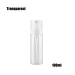bouteilles mousse transparentes blanches pompe 30ml 50ml 60ml 100ml 150ml 200ml rechargeables cosmétiques