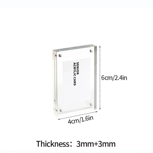 cadre photo acrylique transparent moderne clips photos porte photo