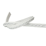 ruban décoratif auto adhésif moderne noir blanc or argent rayures dorées 1cm large 0,6cm