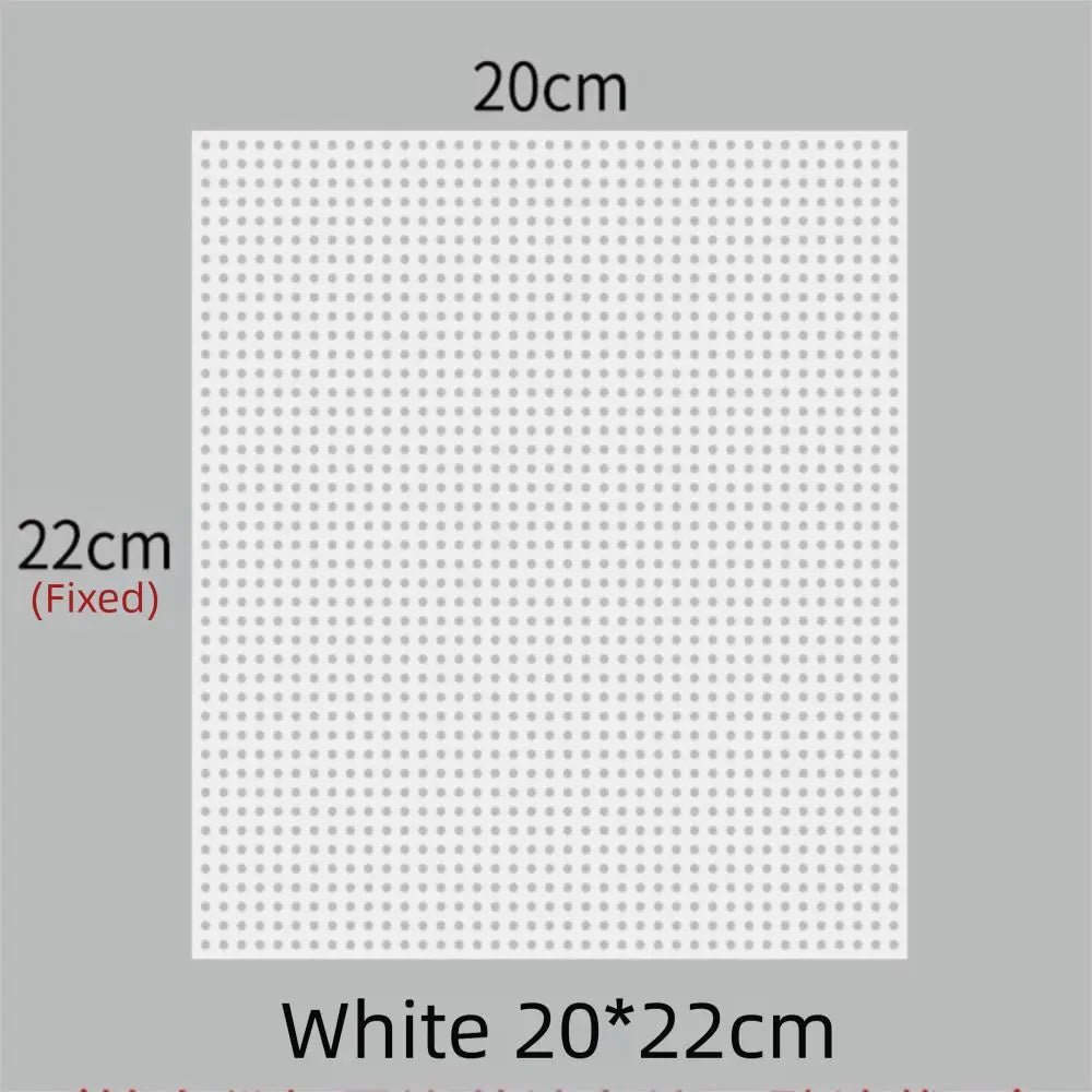 tissu perforé blanc motifs modernes kit broderie peinture coton différentes tailles pastorales fonds imprimables
