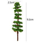 décorations micropaysage miniatures arbres texturés feuilles détaillées rochers mousse gravier