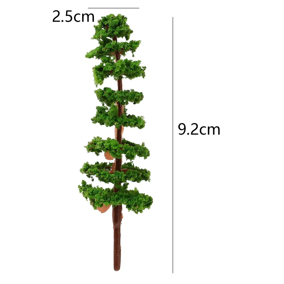 décorations micropaysage miniatures arbres texturés feuilles détaillées rochers mousse gravier