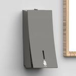 distributeur savon liquide mains abs blanc gris beige texture lisse moderne fixation murale push