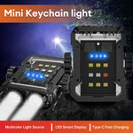 lampe poche rechargeable led noir gris blanc 360 angle aimantée modes contrôle moderne technologique